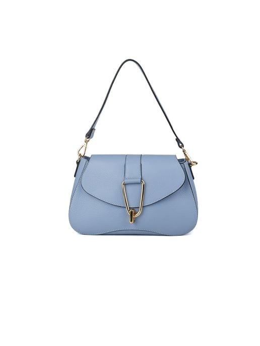 Giulia Monti Schultertasche Himmelblau - Image 1