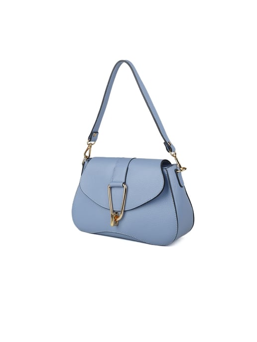 Giulia Monti Schultertasche Himmelblau - Image 2