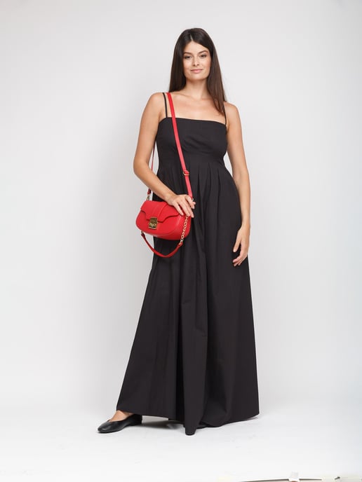 Giulia Monti Schultertasche Klassisches Rot - Image 5