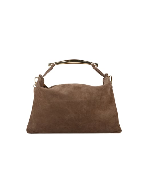 Giulia Monti Schultertasche Taupe - Image 1