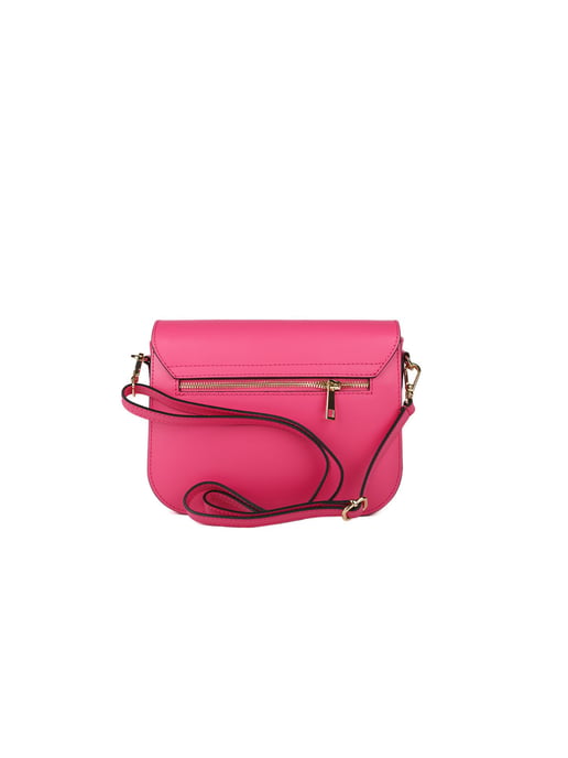 Giulia Monti Schultertasche in Knallpink - Image 3