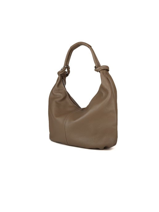 Giulia Monti Schultertasche Taupe - Image 2