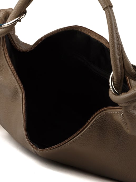 Giulia Monti Schultertasche Taupe - Image 4