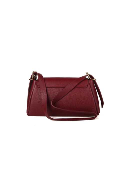 Giulia Monti Schultertasche Burgunderrot - Image 3