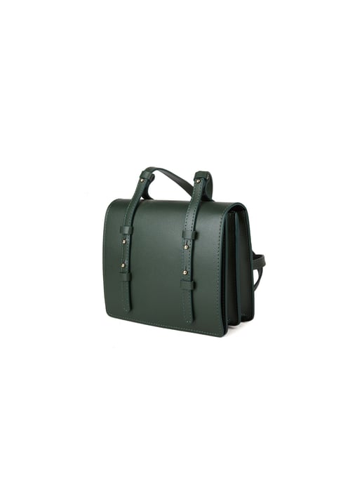 Giulia Monti Schultertasche Dunkelgrün - Image 2