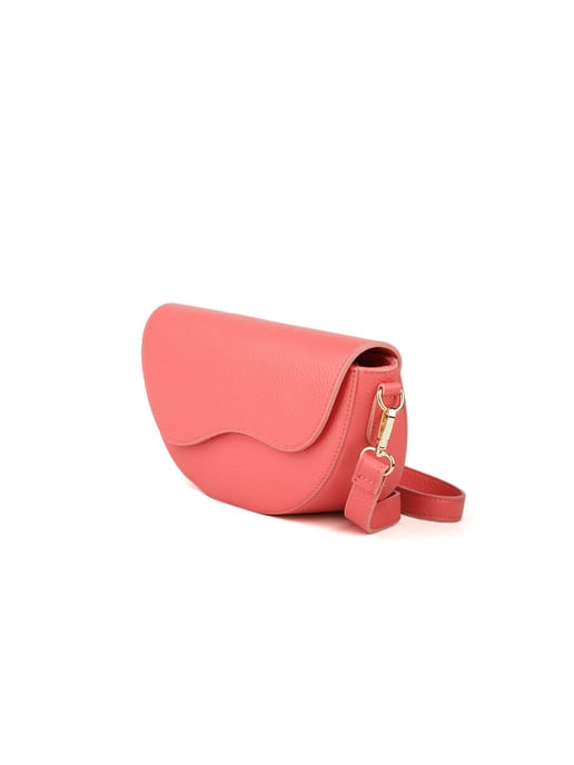 Giulia Monti Schultertasche Korallenpink - Image 2