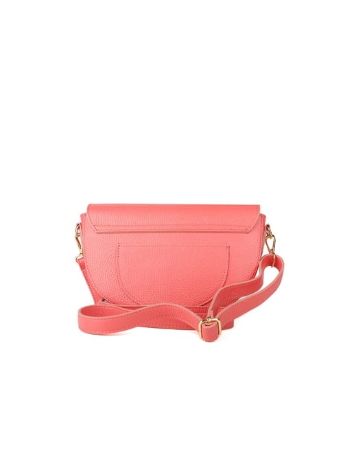 Giulia Monti Schultertasche Korallenpink - Image 3