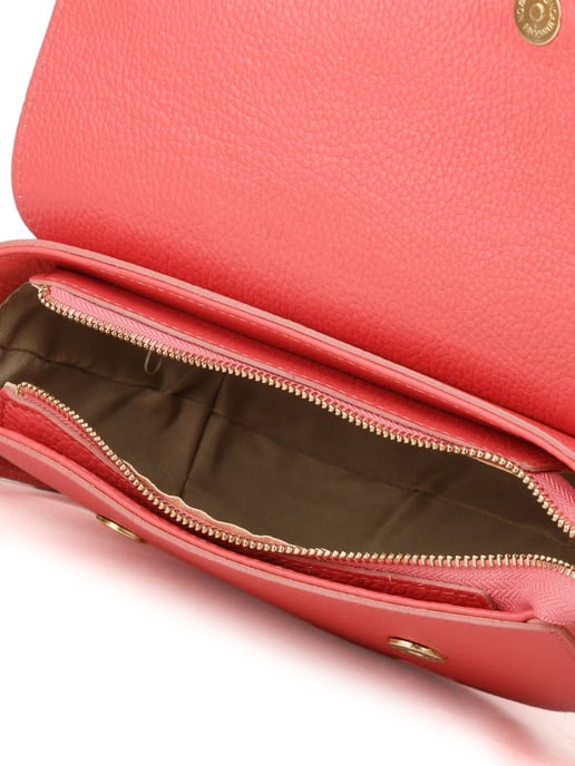 Giulia Monti Schultertasche Korallenpink - Image 4