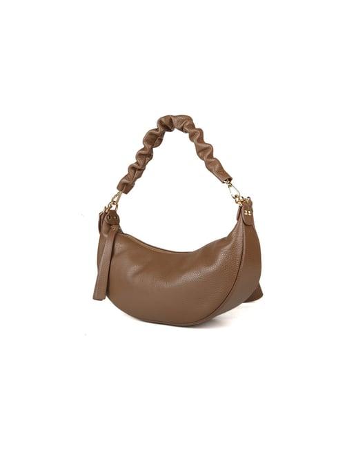 Giulia Monti Schultertasche Taupe - Image 2