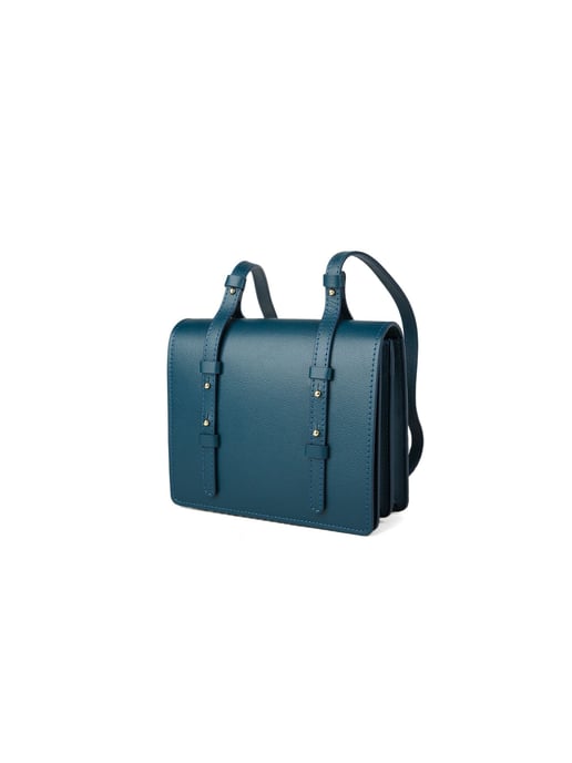 Giulia Monti Schultertasche Dunkelwasserblau - Image 2