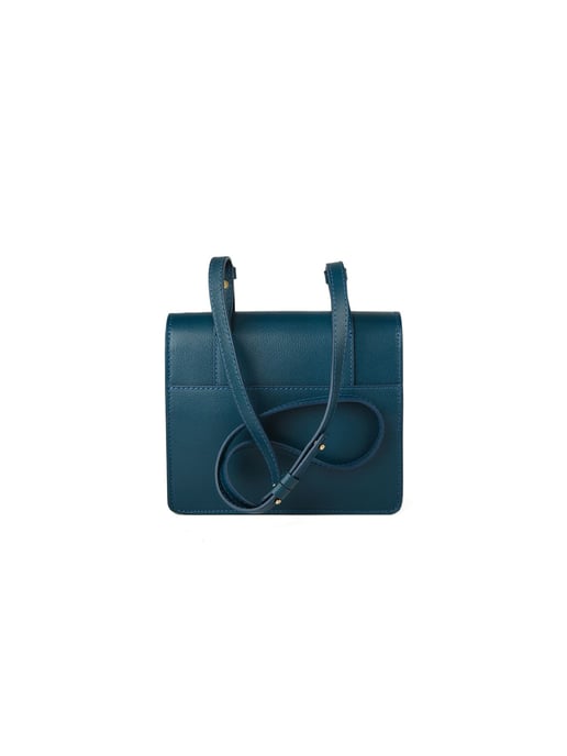 Giulia Monti Schultertasche Dunkelwasserblau - Image 3