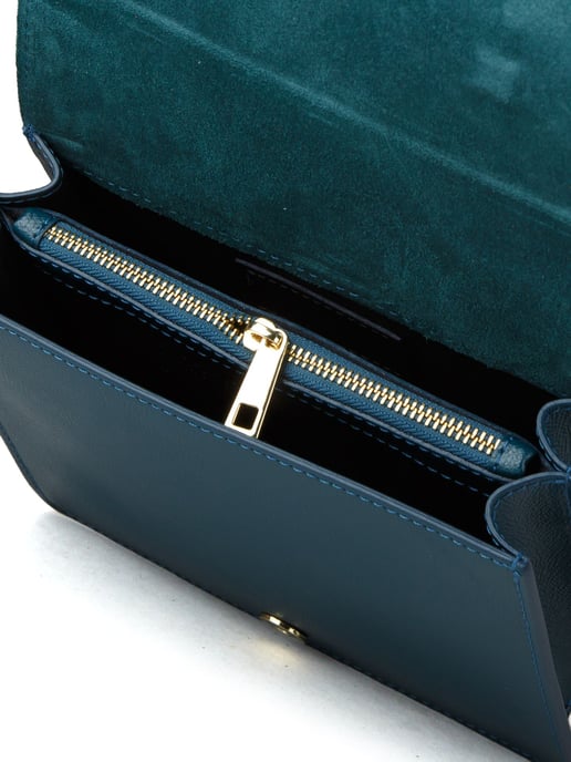 Giulia Monti Schultertasche Dunkelwasserblau - Image 4
