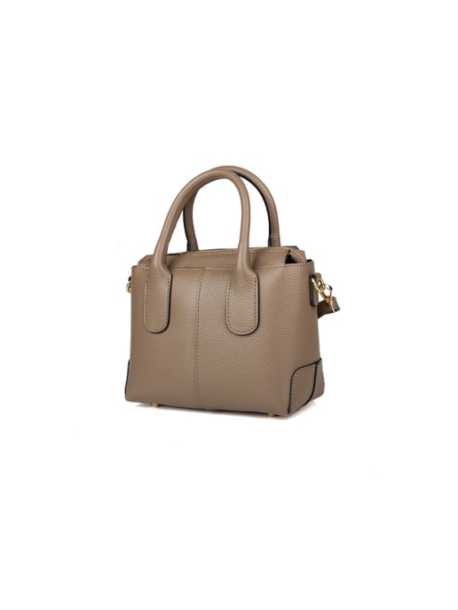 Giulia Monti Schultertasche Taupe - Image 2