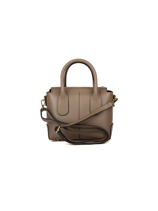Giulia Monti Schultertasche Taupe - Image 3