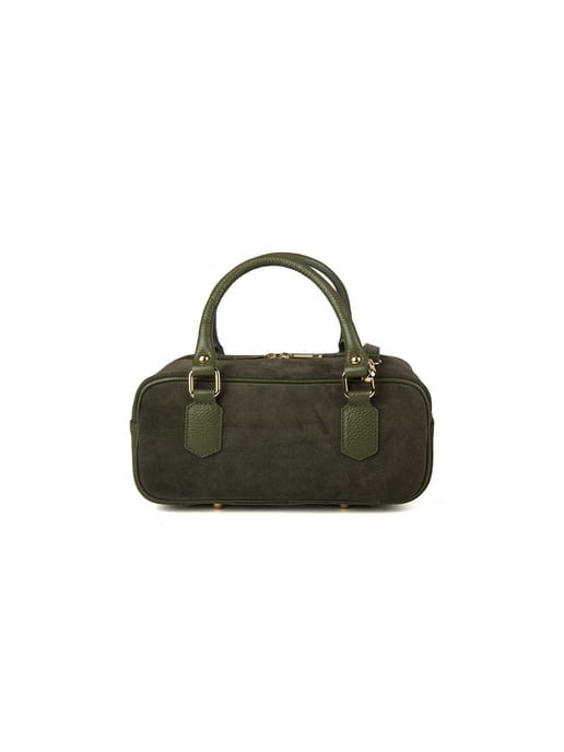 Giulia Monti Schultertasche Dunkelgrün - Image 1