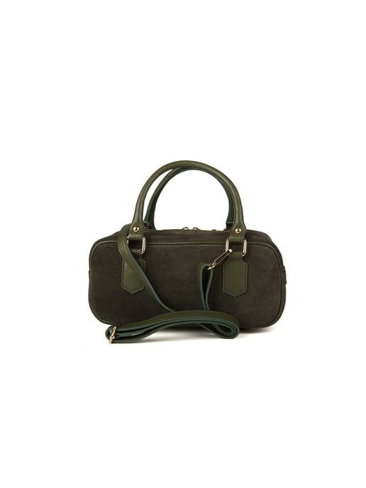 Giulia Monti Schultertasche Dunkelgrün - Image 3