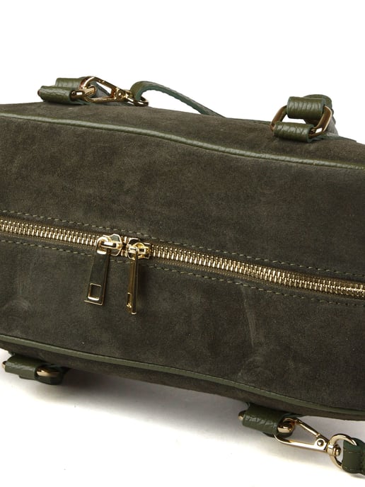 Giulia Monti Schultertasche Dunkelgrün - Image 4