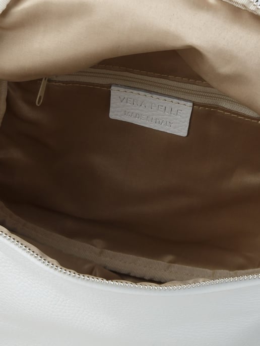 Giulia Monti Schultertasche Weiß - Image 4