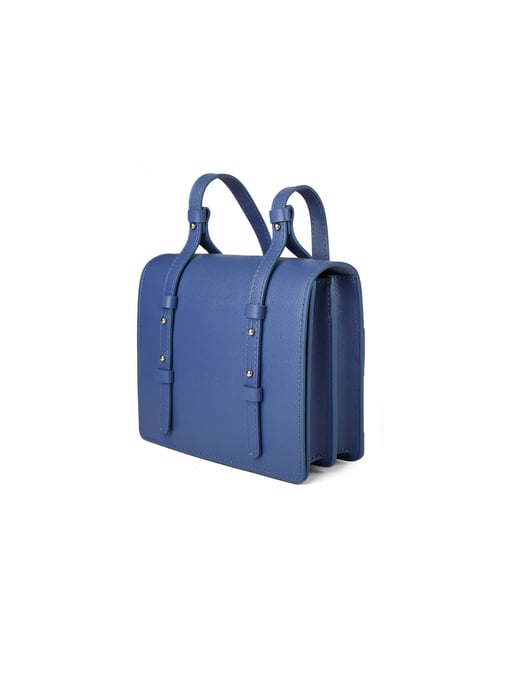 Giulia Monti Schultertasche Kobaltblau - Image 2