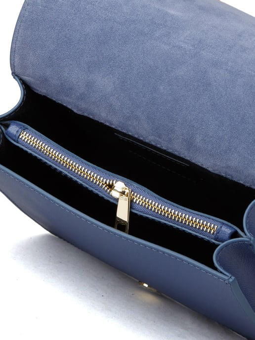 Giulia Monti Schultertasche Kobaltblau - Image 4