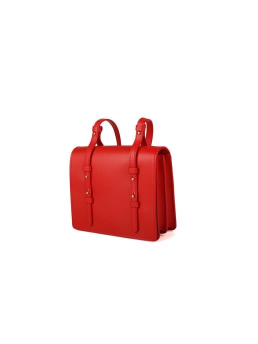 Giulia Monti Schultertasche Klassisches Rot - Image 2
