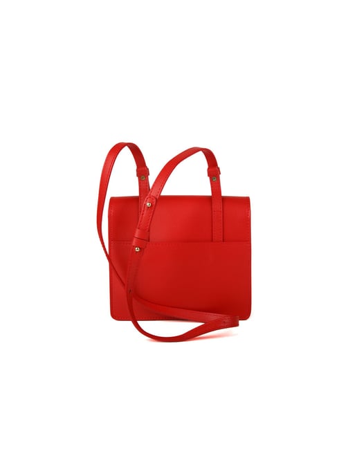 Giulia Monti Schultertasche Klassisches Rot - Image 3