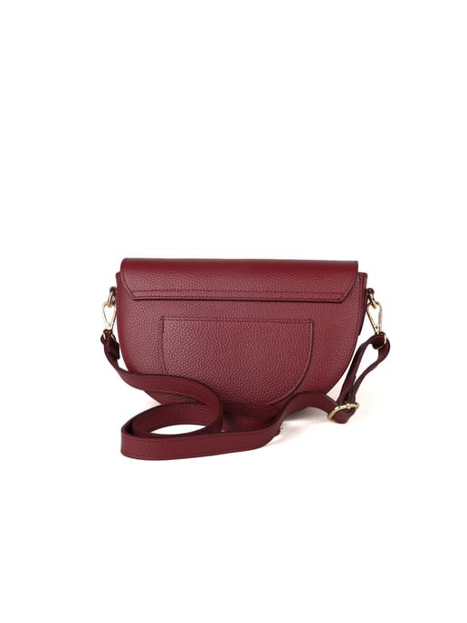 Giulia Monti Schultertasche Burgunderrot - Image 3