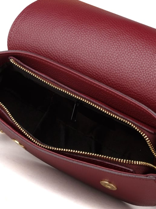 Giulia Monti Schultertasche Burgunderrot - Image 4