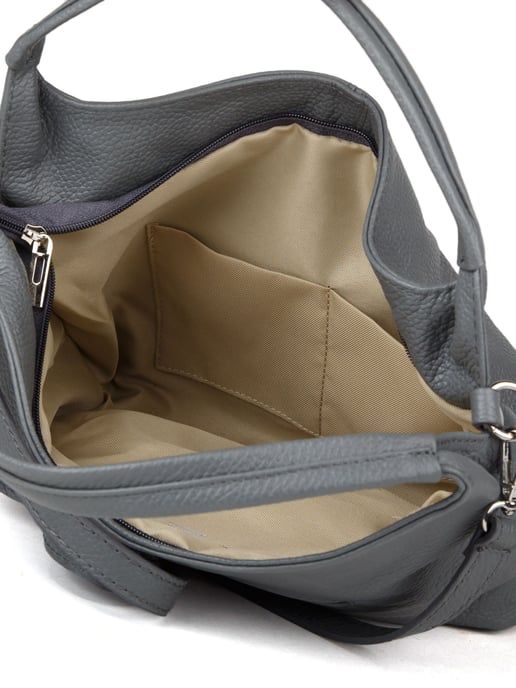 Giulia Monti Schultertasche Dunkelgrau - Image 4