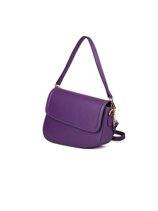 Giulia Monti Schultertasche Violett - Image 2