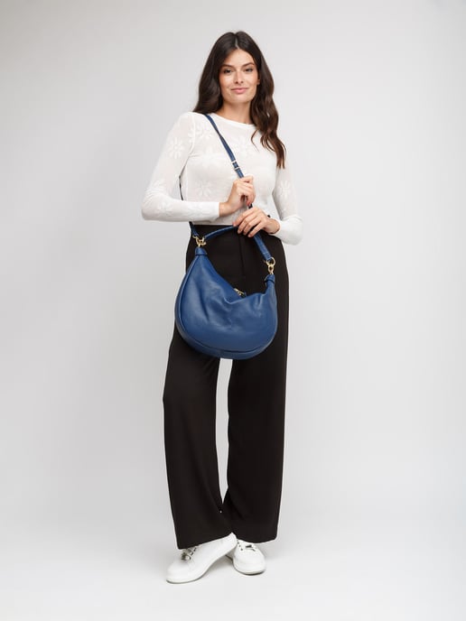 Giulia Monti Umhängetasche "Navy" - Marineblau/Blau - Image 5