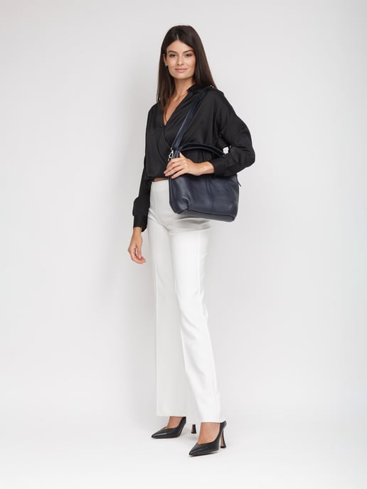 Giulia Monti Schultertasche Nachtblau - Image 5