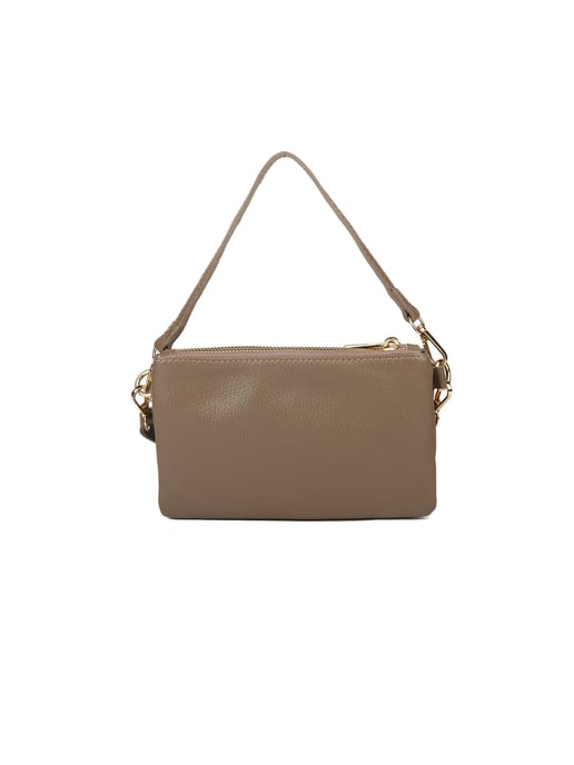 Giulia Monti Schultertasche Taupe - Image 1