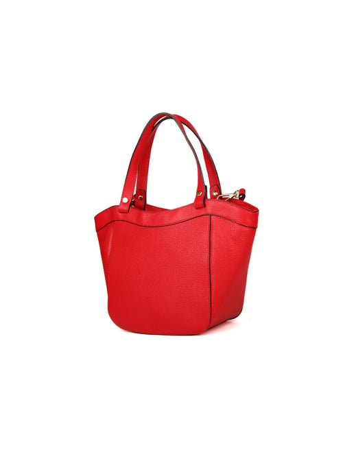 Giulia Monti Schultertasche Klassik Rot - Image 2