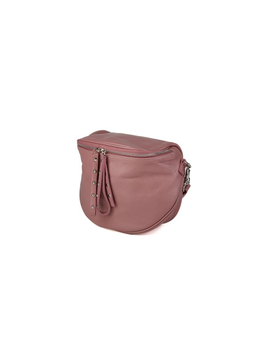 Giulia Monti Schultertasche Blasses Pflaumenlila oder Korallpink - Image 2
