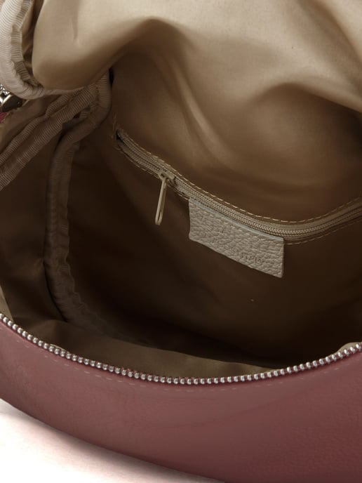 Giulia Monti Schultertasche Blasses Pflaumenlila oder Korallpink - Image 4