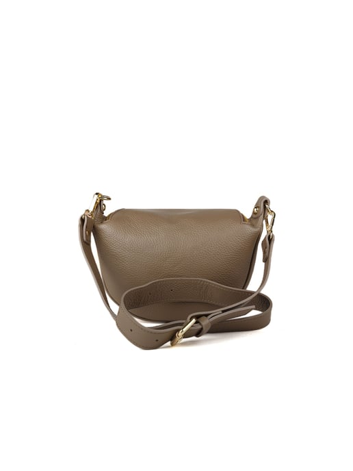 Giulia Monti Schultertasche Taupe - Image 3
