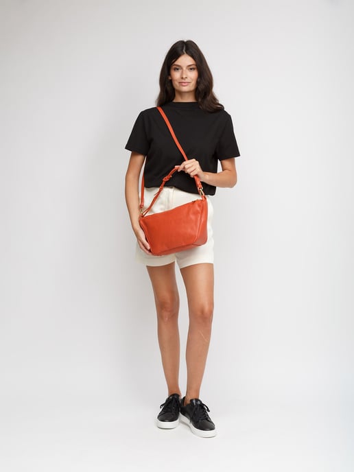 Giulia Monti Schultertasche Terrakotta - Image 5