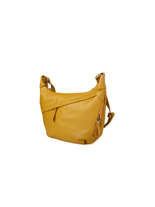 Giulia Monti Schultertasche Senfgelb - Image 2