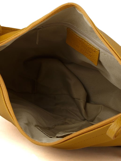 Giulia Monti Schultertasche Senfgelb - Image 4