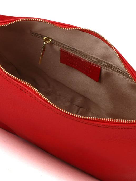 Giulia Monti Schultertasche Klassisches Rot - Image 4