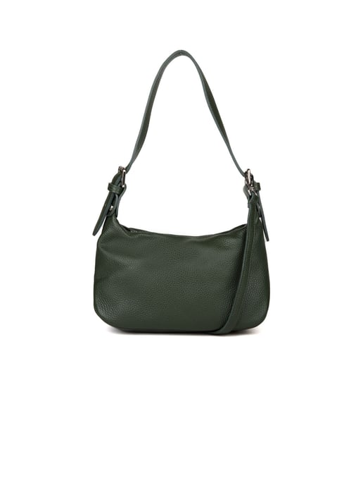 Giulia Monti Schultertasche Dunkelgrün - Image 1