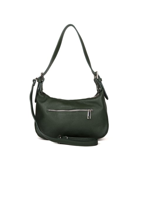 Giulia Monti Schultertasche Dunkelgrün - Image 3