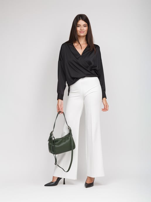 Giulia Monti Schultertasche Dunkelgrün - Image 5