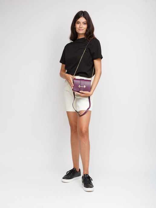 Giulia Monti Schultertasche/Taillentasche Sunris Pink - Image 5