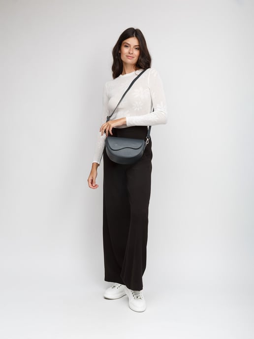 Giulia Monti Schultertasche Nachtblau - Image 5