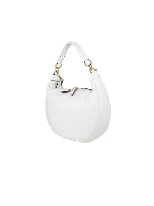 Giulia Monti Schultertasche Weiß - Image 2