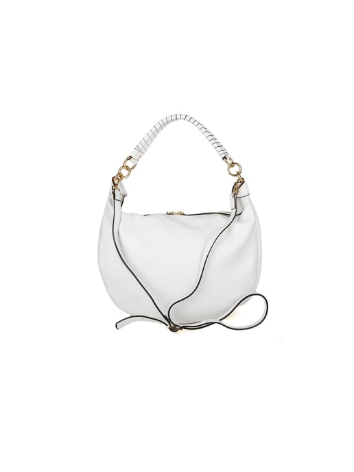Giulia Monti Schultertasche Weiß - Image 3