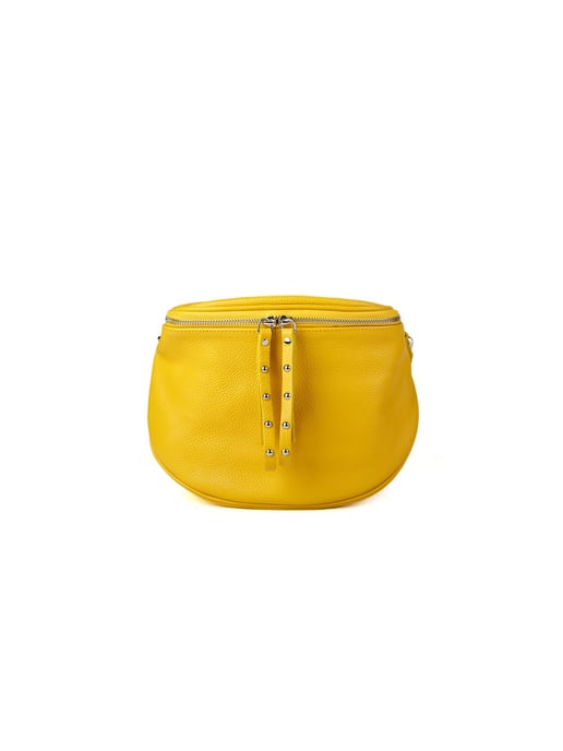 Giulia Monti Schultertasche Safran Gelb - Image 1