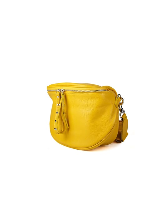 Giulia Monti Schultertasche Safran Gelb - Image 2
